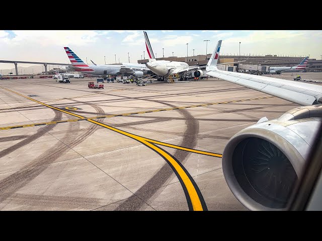 Powerful Hazy Summer Takeoff from Phoenix Sky Harbor ~ American Airlines Airbus A321-253N ~ KPHX