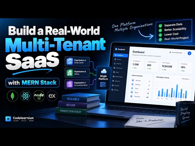 Building a Real-World Multi-Tenant SaaS with MERN | Full-Stack Project