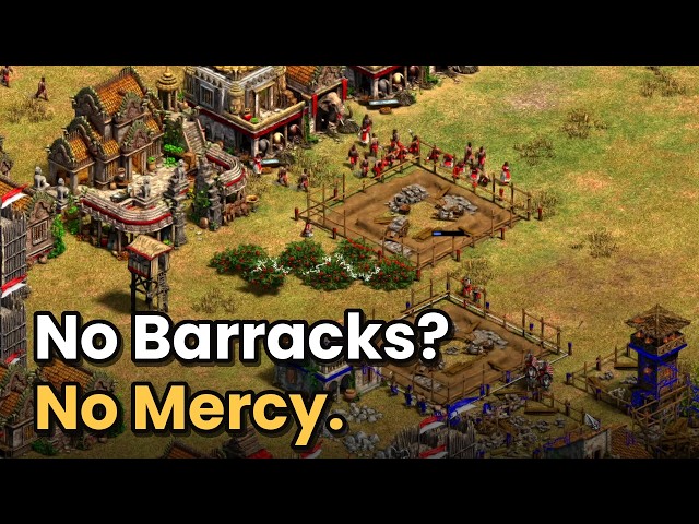 Sitaux Skips the Barracks… Gabi Makes Them Pay — AoE2 1v1 Four Lakes
