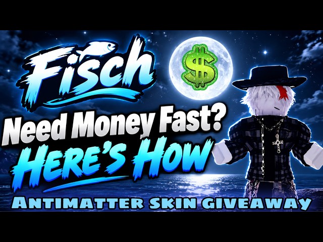 Helping Viewers in Roblox Fisch Giveaway "Antimatter" Sky Crest