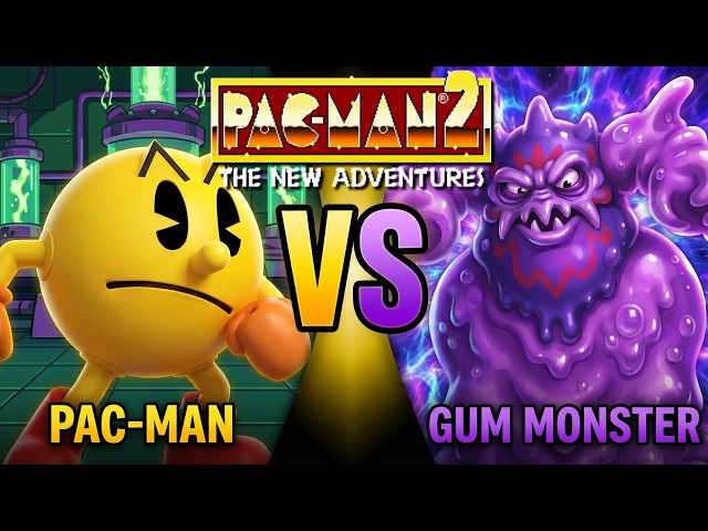 Pac-Man 2 ABC Gum Monster Boss Battle | Sega Genesis