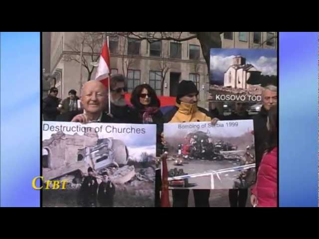 Demonstracije protiv NATO bombardovanja 1999