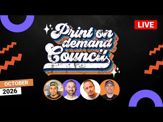 More Tier Ups + Q4 Started!! | Print on Demand Council October 2026
