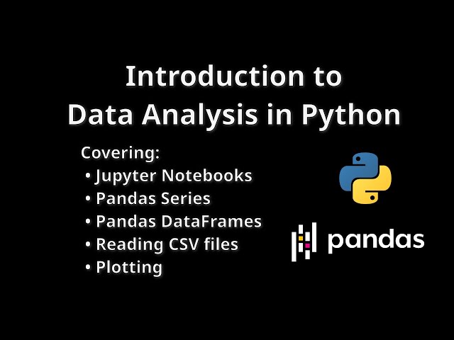 Introduction Data Analysis in Python