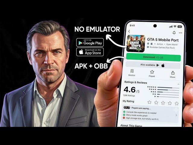 Official GTA 5 Mobile is Here for Android | REAL GTA 5 MOBILE PORT
