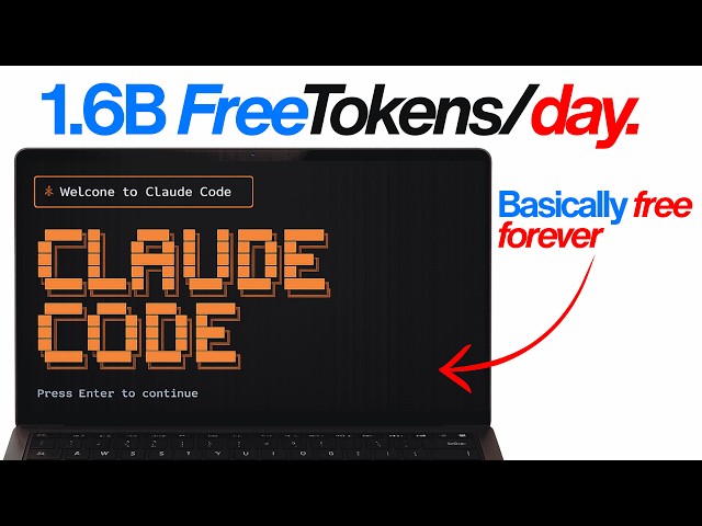 I Gave CLAUDE CODE 1.6 Billion Free Tokens Every Day