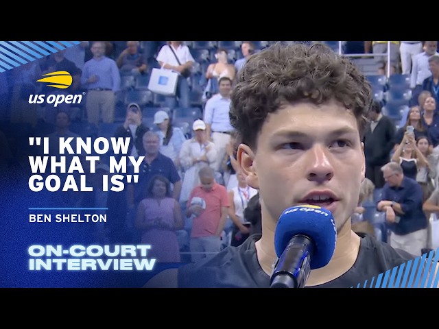 Ben Shelton On-Court Interview | 2026 US Open Semifinal