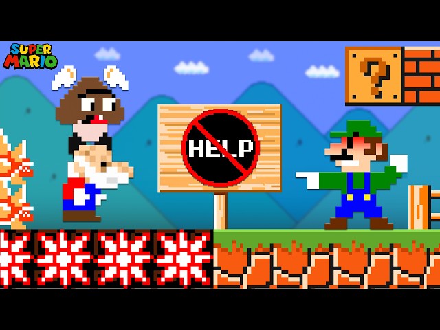 Every Enemy Is Forbidden from Helping Old Mario in Super Mario Bros.!