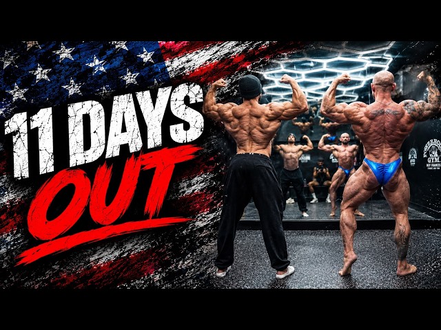 Olympia Prep 2026 - 11 DAYS OUT: Training, Back Posing & Eating.