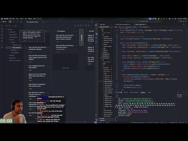 Day 144 learning web dev: Building a Google Drive clone (no AI)
