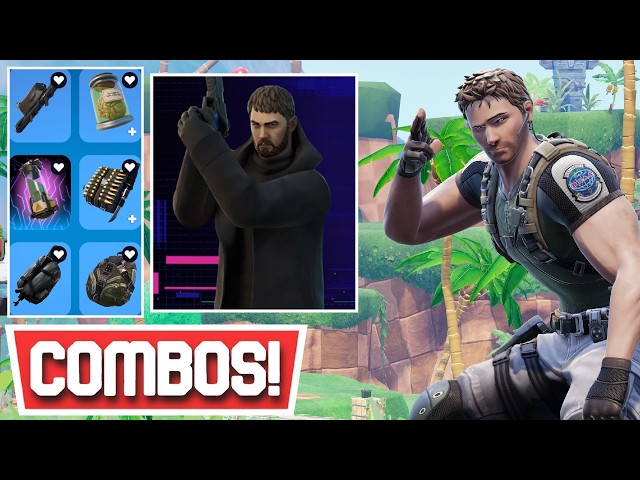BEST CHRIS REDFIELD SKIN COMBOS! | Fortnite
