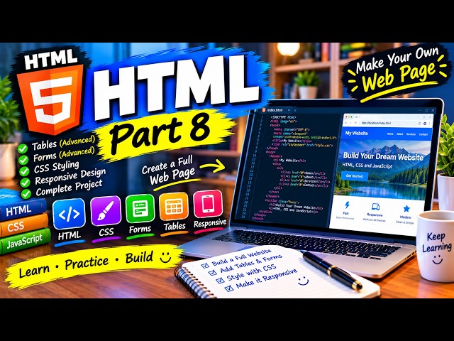 How to learn HTML Part8
