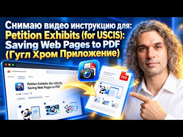 Video Tutorial: Petition Exhibits (for USCIS): Saving Web Pages to PDF (Google Chrome Extension)