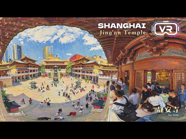 8K  1700 Years of History | Jing'an Temple Immersive Panoramic View