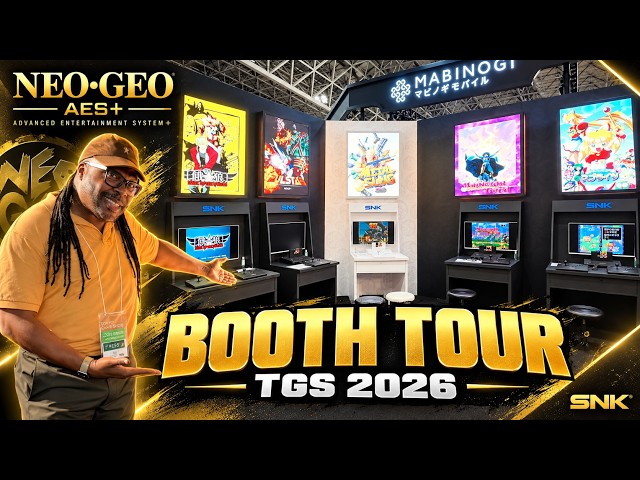 NEO GEO AES+ Booth Tour at Tokyo Game Show 2026