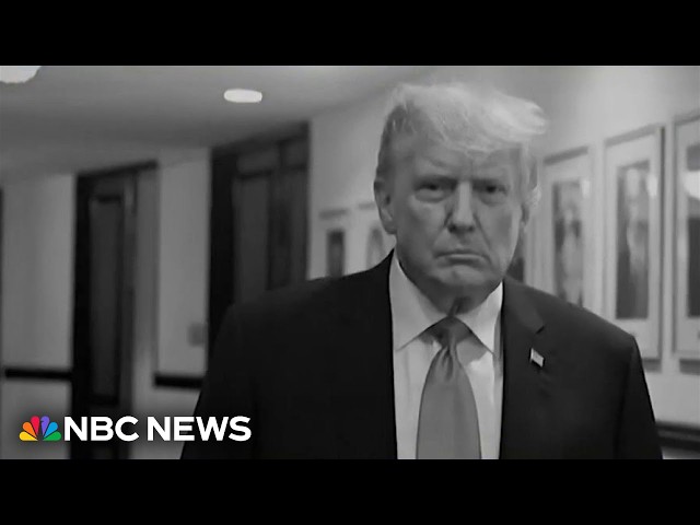 White House says Trump PSA that appears to look like 2024 campaign ad is 'not political'
