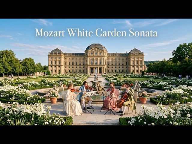 Mozart Style | White Garden 🤍 | Classical Music for Morning Routine | Celta