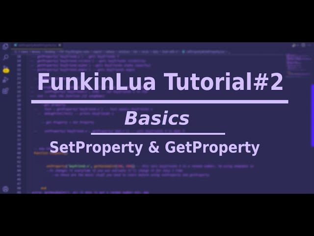 Psych Engine Coding Tutorial | Basics - SetProperty & GetProperty