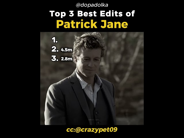 Ranking The Best Patrick Jane Edits PART 01