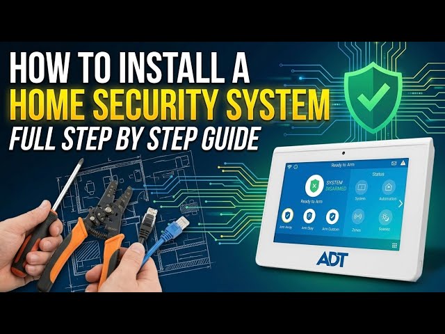 How to Install a Home Security System | Full Step by Step Guide