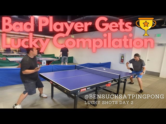 My Top Table Tennis Shots #2. Even I Get Lucky Sometimes with Nets, Slams, & Rallies! 🏓🔥