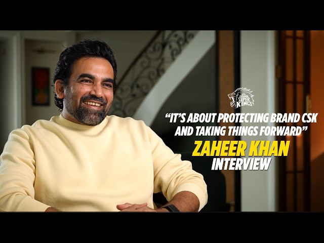 Head Coach is here 💛🦁 | Zaheer Khan's First Interview with CSK | WhistlePodu