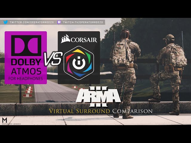Virtual Surround for Headphones in Arma 3: Dolby Atmos vs Corsair iCUE Comparison