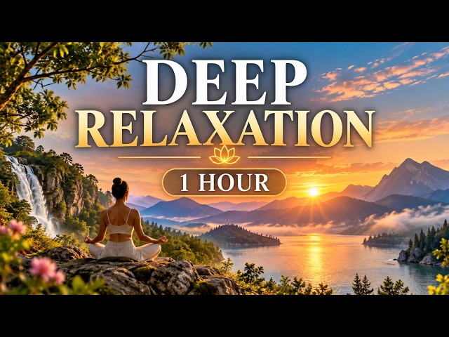 Deep Relaxing Meditation Music 🌿 Inner Peace, Stress Relief & Calm Mind | 1 Hour Relaxation