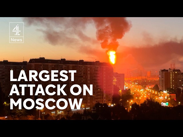 Ukraine launches over 1,000 drones in 'unprecedented' attack on Russia capital