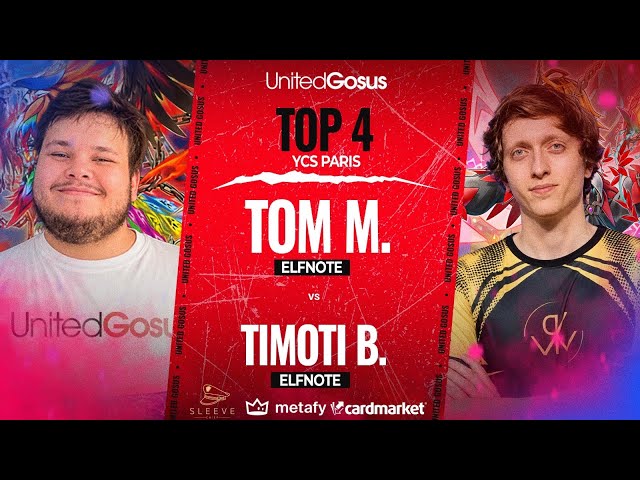 YCS PARIS SEMIFINAL 2026! | TOM MENZEL VS. TIMOTI B. | ELFNOTE MIRROR MATCH 