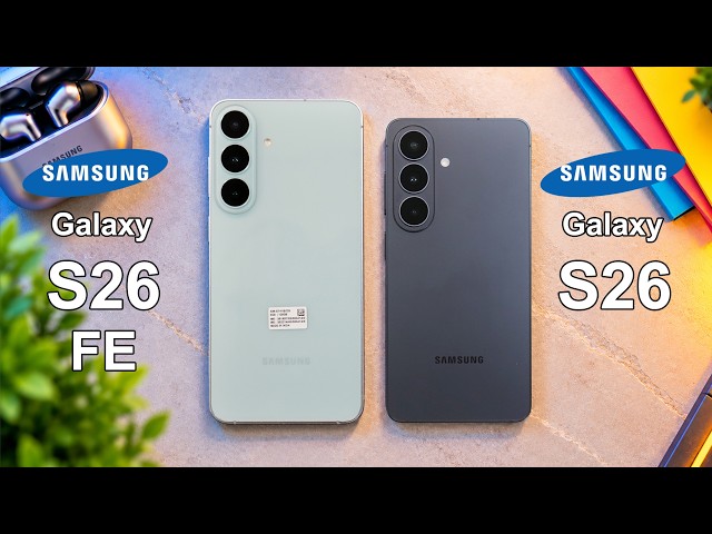 Galaxy S26 FE Vs Galaxy S26 Speed Test | Camera Comparison !