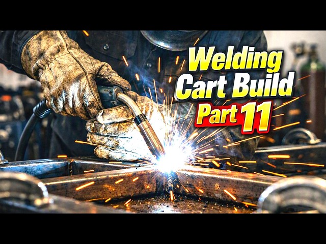 11 GARAGE WELDING PROJECTS! A trolley welding project that Anyone can create.