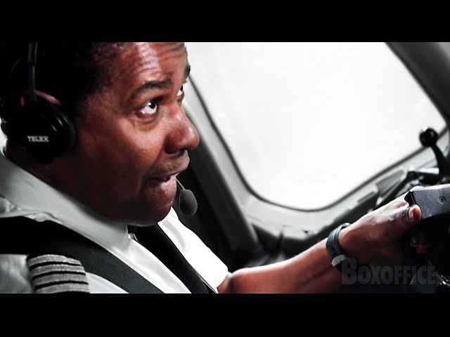 Denzel flies a plane UPSIDE DOWN | Full Scene 🌀 4K