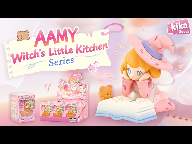 Unboxing AAMY Witch's Little Kitchen Series Blind Box #kikagoods #figure #collectibles #unboxing