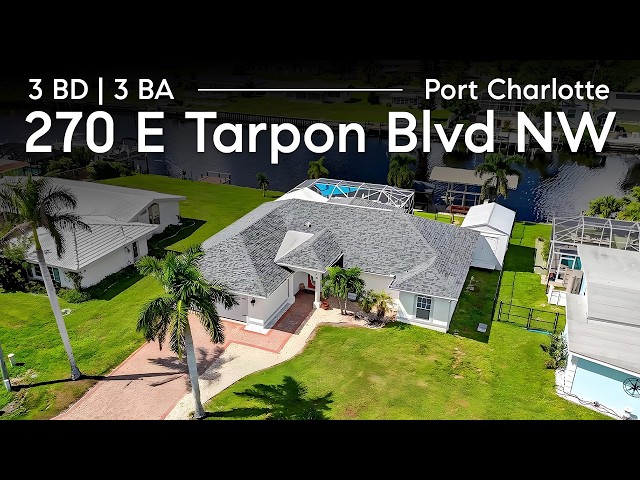 Waterfront Boating & Poolside Living in Port Charlotte – 270 E Tarpon Blvd NW | The Helgemo Team