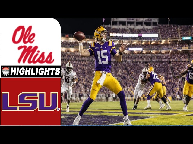 LSU Tigers vs. Ole Miss Rebels | FULL GAME HIGHLIGHTS | College Football 2026 Week 3