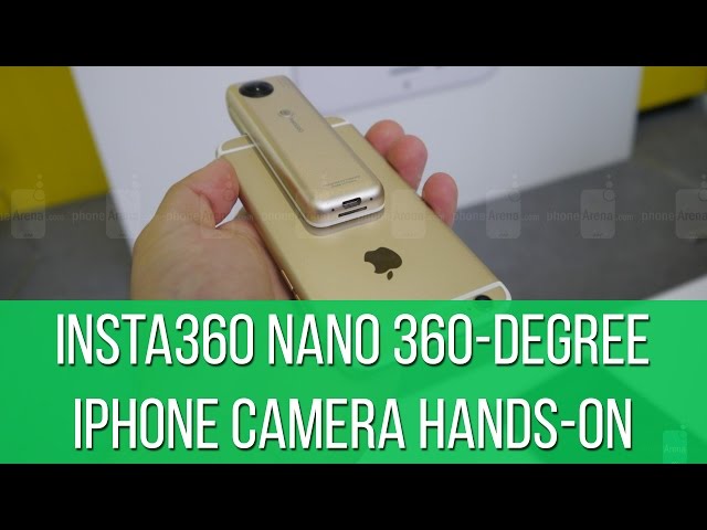 Insta360 Nano 360-degree iPhone camera hands-on: cool effects