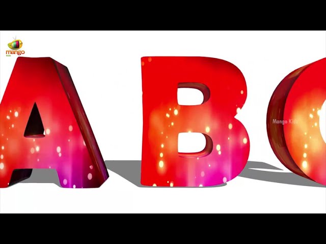 Learn Alphabets | ABC Alphabet Song | Nursery Rhymes | English Alphabets For Kids | Mango Kids