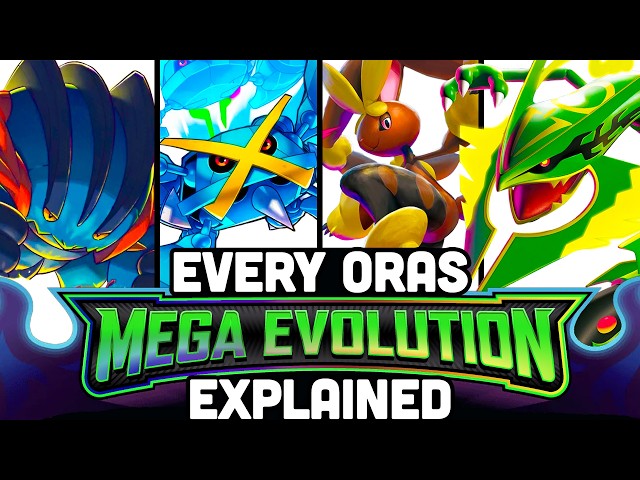 EVERY Pokémon Mega Evolution EXPLAINED! - Omega Ruby and Alpha Sapphire