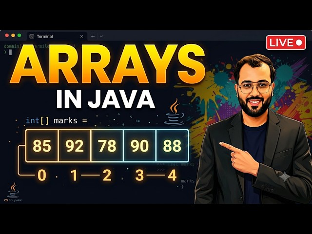 Arrays in Java Explained | Java Arrays for Beginners | Java Programming Tutorial