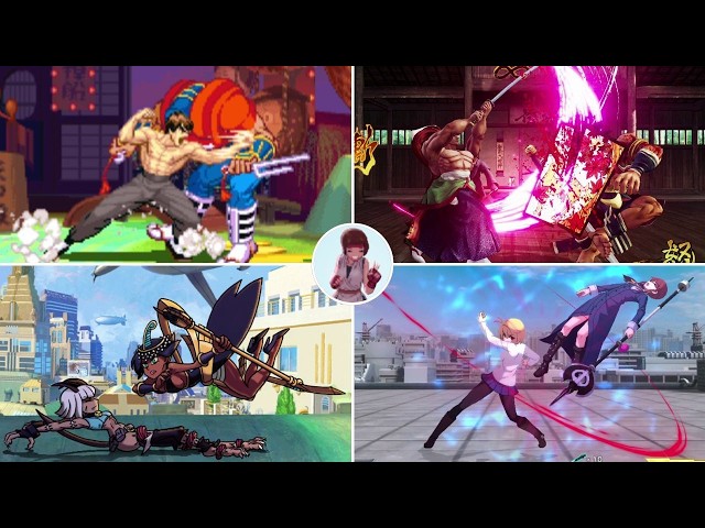 Compilation of "Rekka" Special Moves in Fighting Games
