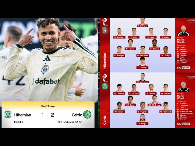 EXTENDED HIGHLIGHTS | Hibs 1-2 Celtic 
