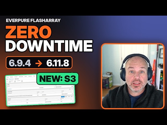 Upgrade Everpure FlashArray Purity With ZERO Downtime (6.9.4 → 6.11.8) with S3