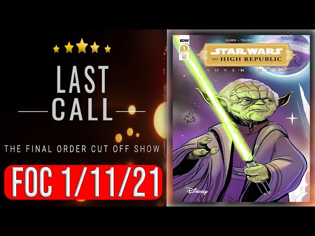 Best Comic Books for Final Order CutOff 1/11/21