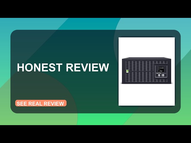 CyberPower PR5000LCDRTXL5U Smart App Sinewave Honest Review 2026