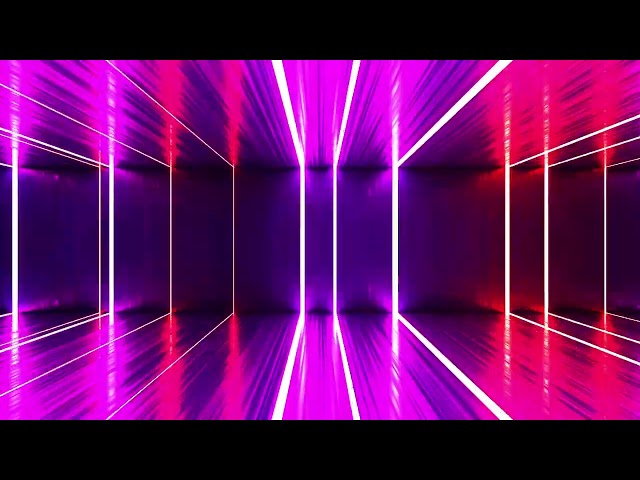 Abstract Geometric Streak Lines Speed Warp Motion background Animated Neon Loop Live Wallpaper