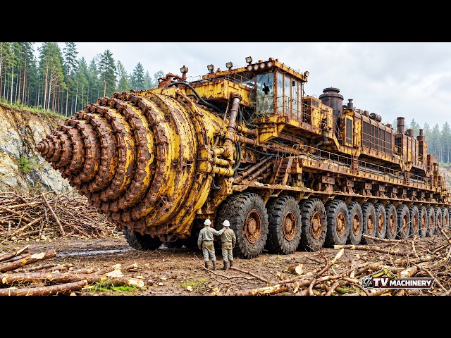 Abandoned for Years, This Massive Machine Begins an Incredible Full Restoration Project