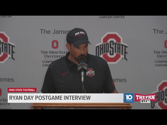 Ryan Day postgame interview | Ohio State vs Illinois