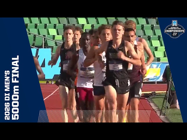 Men's 5000m final - 2026 NCAA outdoor track & field championships