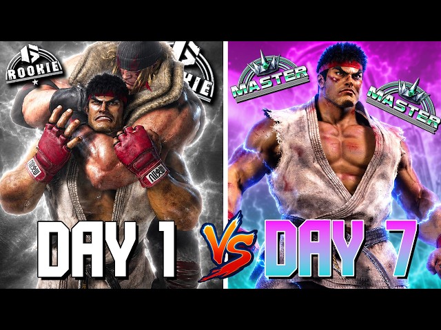 I Spent 7 Days Learning RYU To See He's OVERPOWERED As Everyone Thinks!